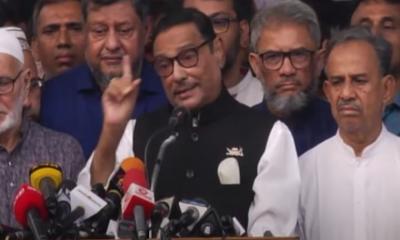 Quader‍‍`s last message to BNP: Sheikh Hasina will remain PM during election
