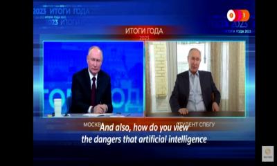 Putin confronts his AI ‍‍`double‍‍`