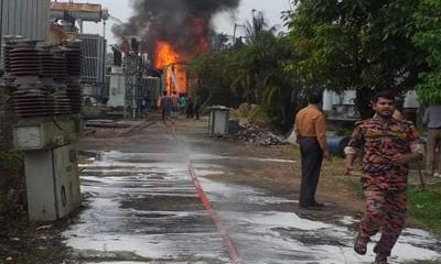 সিলেটে বিদ্যুৎকেন্দ্রে অগ্নিকাণ্ড, সরবরাহ বিঘ্নিত