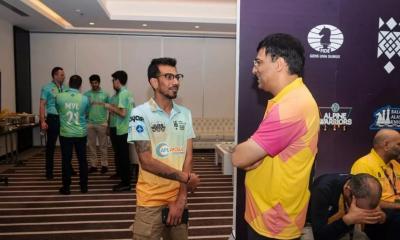 দাবার মঞ্চে ভারতের ক্রিকেট তারকা চাহাল
