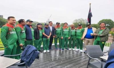 Bangladesh MPs in England for a friendly cricket match