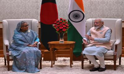 Hasina, Modi agree to resolve outstanding bilateral issues through talks