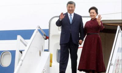 Xi Jinping arrives in France with Ukraine and EU trade row at top of agenda