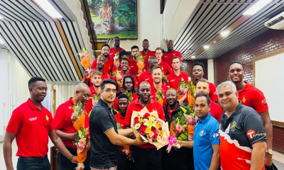 Zimbabwean cricketers arrive Dhaka for a five-match T20I series