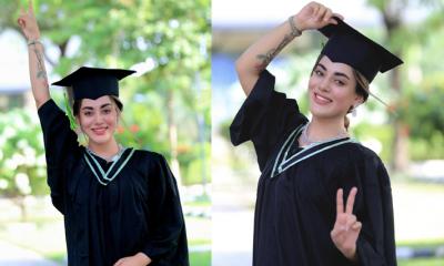 স্নাতক ডিগ্রি অর্জন করলেন তমা মির্জা