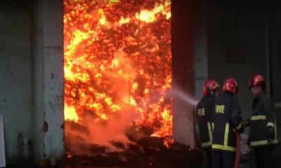 চট্টগ্রামে এস আলমের সুগার মিলে আগুন