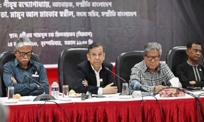 বিএনপি-জামায়াত ক্ষমতায় এলে দেশ বিরানভূমি হয়ে যাবে: আইনমন্ত্রী