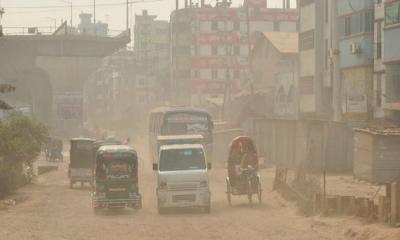 বায়ুদূষণে আজ ১০৭ শহরের মধ্যে ঢাকা প্রথম