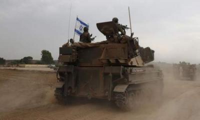 স্থল-আকাশ-সমুদ্রপথে সর্বাত্মক হামলা চালাতে প্রস্তুতি নিচ্ছে ইজরায়েল