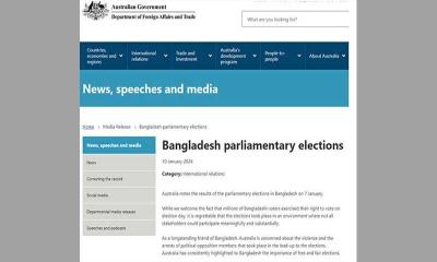 নির্বাচনে সব পক্ষ অংশ নেয়নি, যা দুঃখজনক: অস্ট্রেলিয়া