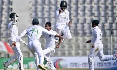 Bangladesh secures historic Test victory over New Zealand at home