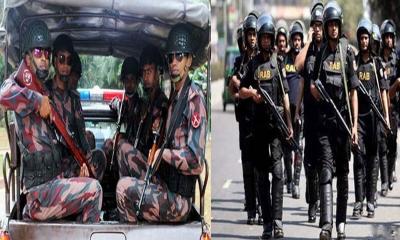 র‍্যাবের পাশাপাশি ১৫২ প্লাটুন বিজিবি মোতায়েন