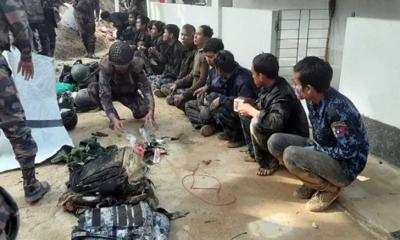 মিয়ানমার থেকে পালিয়ে এল আরও ৬৩ বিজিপি