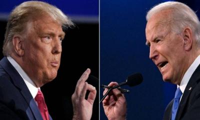 বাইডেনকে বিতর্কের চ্যালেঞ্জ ট্রাম্পের