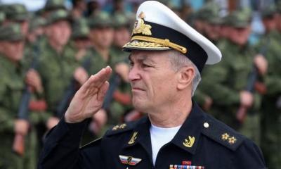 Russian Black Sea commander seen after Ukraine said it killed him