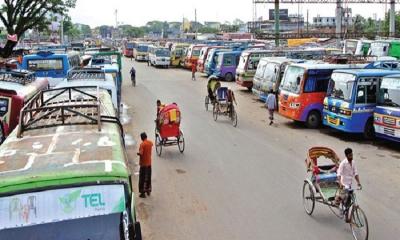 সিলেটে অনির্দিষ্টকালের পরিবহন ধর্মঘট শুরু