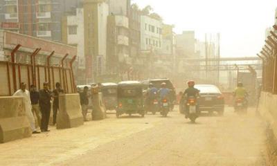 বিশ্বের দূষিত বাতাসের শহরের তালিকায় আজ দ্বিতীয় ঢাকা