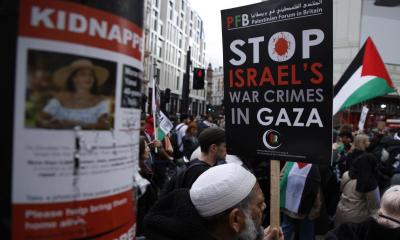 Tens of thousands of pro-Palestinian protesters march in London as Israel-Hamas war roils the world