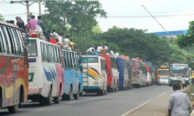 ঈদযাত্রায় ৫ মহাসড়কের ১২২ স্পটে যানজটের আশঙ্কা