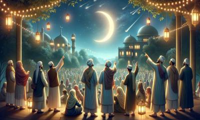 চাঁদ দেখা গেছে, আগামীকাল ঈদ