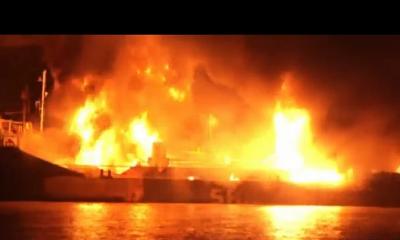 10 injured at another oil tanker explosion