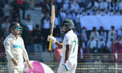 Bangladesh finish first day with 310-9 as Glenn Phillips picked four