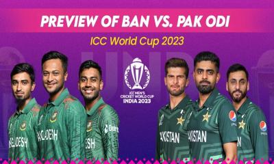Preview of BAN vs. PAK ODI in ICC World Cup 2023