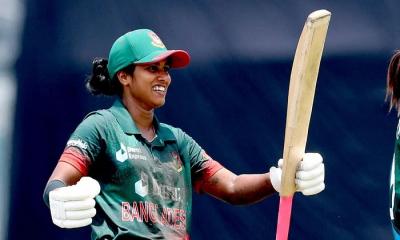 Fargana first Bangladeshi woman cricketer to hit century in ODI
