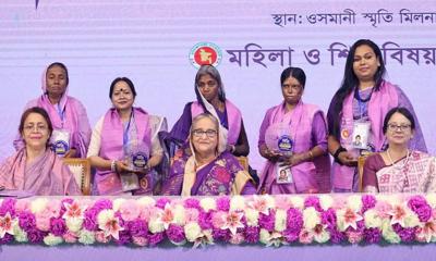 নারীরা সমাজের অর্ধেক, তাদের ছাড়া সমাজ অগ্রসর হতে পারে না: প্রধানমন্ত্রী