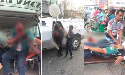 গাজীপুরে পুলিশের গাড়িতে বিস্ফোরণ, আহত ৫