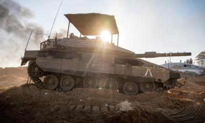Hamas health ministry says Israeli tanks fire on Gaza hospital