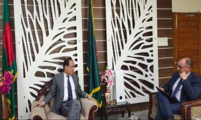 US ambassador holding meeting with CEC at Election Commission building