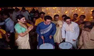 প্রসেনজিৎ-অনির্বাণের ঢাকের তালে নেচে মাতালেন জয়া!