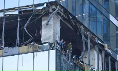 Drone attack targets Moscow, office tower struck