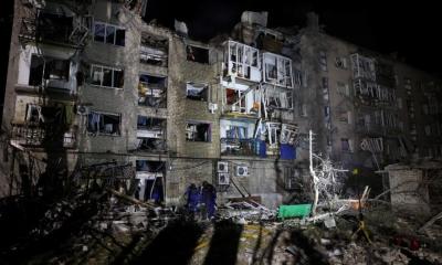 At least 7 killed in Russian strike on east Ukraine residential block
