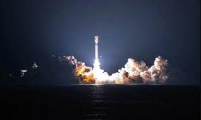 China launches 3 satellites from sea