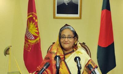বৃহস্পতিবার জাতির উদ্দেশে ভাষণ দেবেন শেখ হাসিনা