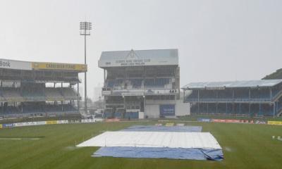 বৃষ্টিতে ড্র ভারত-ওয়েস্ট ইন্ডিজ টেস্ট