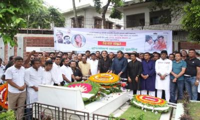আইভি রহমানের সমাধিতে শ্রদ্ধা জানিয়েছে যুবলীগ