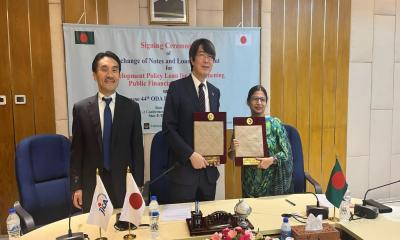 Deal signed for $225mn loan from Japan as budget support