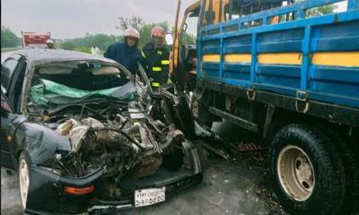 ফরিদপুরে পিকআপ-মাইক্রোবাস সংঘর্ষ, একই পরিবারের ৩ জনসহ আহত ৮