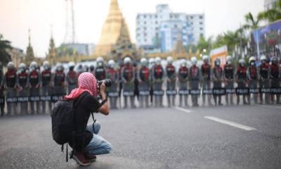 অভ্যুত্থানের পর থেকে মিয়ানমারে দুই শতাধিক সাংবাদিক গ্রেপ্তার