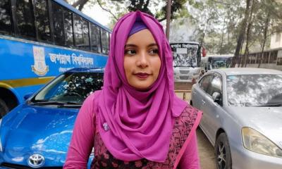 JnU student Khadija discharged from one DSA case