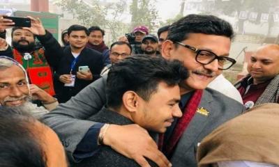 টানা চতুর্থবারের মত দিনাজপুর-২ আসনে বিপুল ভোটে জয়ী খালিদ মাহমুদ চৌধুরী