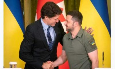 হঠাৎ কানাডায় জেলেনস্কি, সামরিক সহায়তার আশা