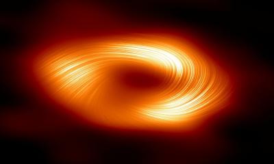 Astronomers uncover twisted magnetic field around black hole of Milky Way