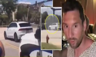 রেড সিগনালে থামলো না মেসির গাড়ি; অল্পের জন্য দুর্ঘটনা থেকে রক্ষা