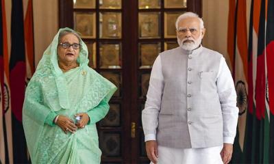 বিকেলে নরেন্দ্র মোদির সাথে বৈঠকে বসছেন শেখ হাসিনা