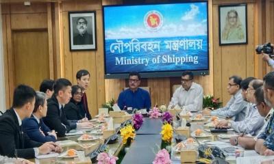 সিঙ্গাপুরের হাইকমিশনারের সঙ্গে নৌ-প্রতিমন্ত্রীর সাক্ষাত