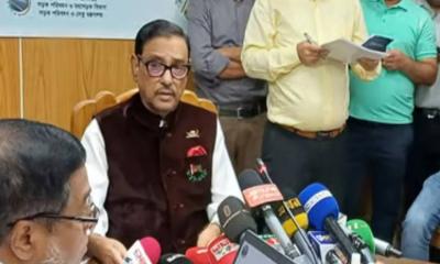 গোটা পাহাড় অশান্ত হওয়ার কোনো কারণ নেই: ওবায়দুল কাদের